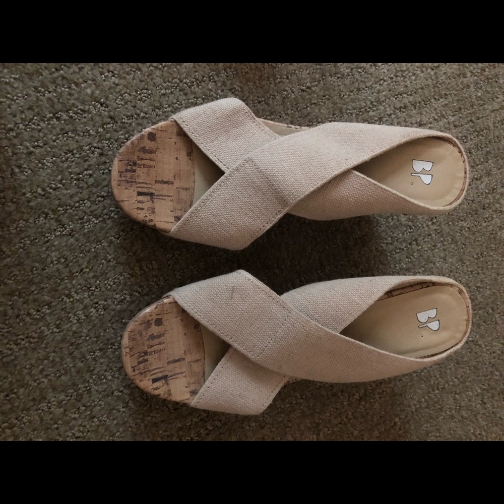 BP wedge sandals